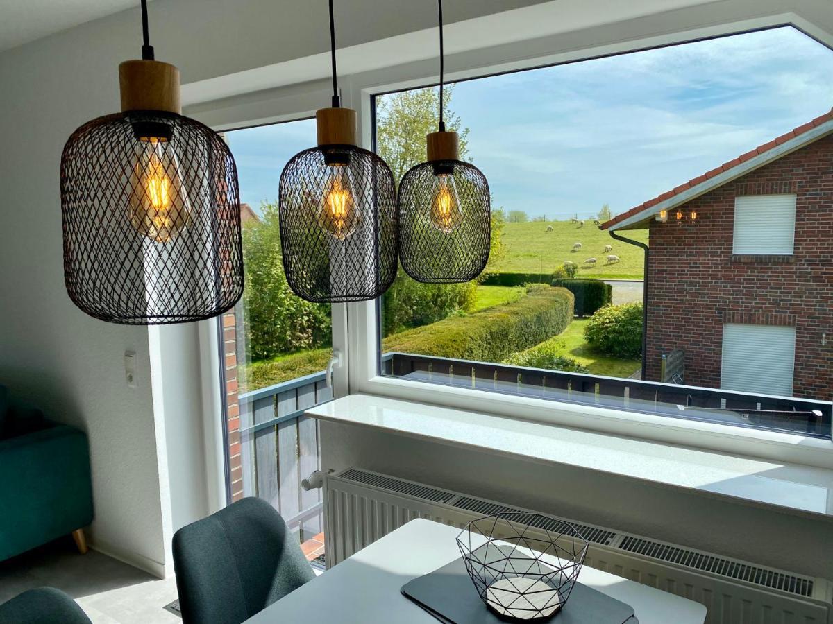 Ferienwohnung Deichblick - Haus Seeschwalbe Schillig Extérieur photo